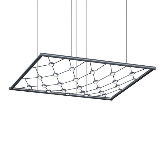 Constellation 39" Wide LED Suspension Multi Light Pendant