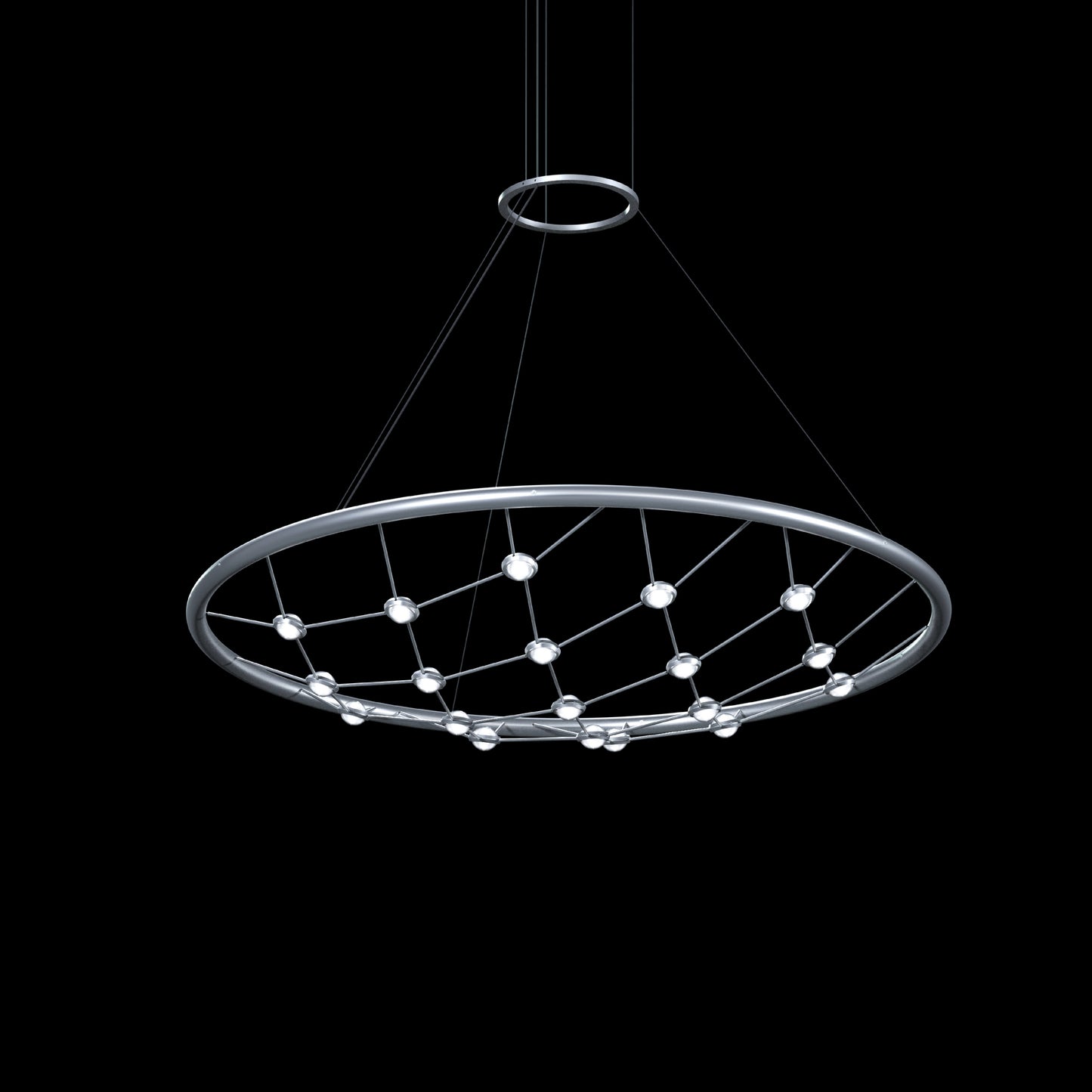 Constellation 38" Wide LED Suspension Multi Light Pendant