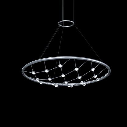 Constellation 38" Wide LED Suspension Multi Light Pendant
