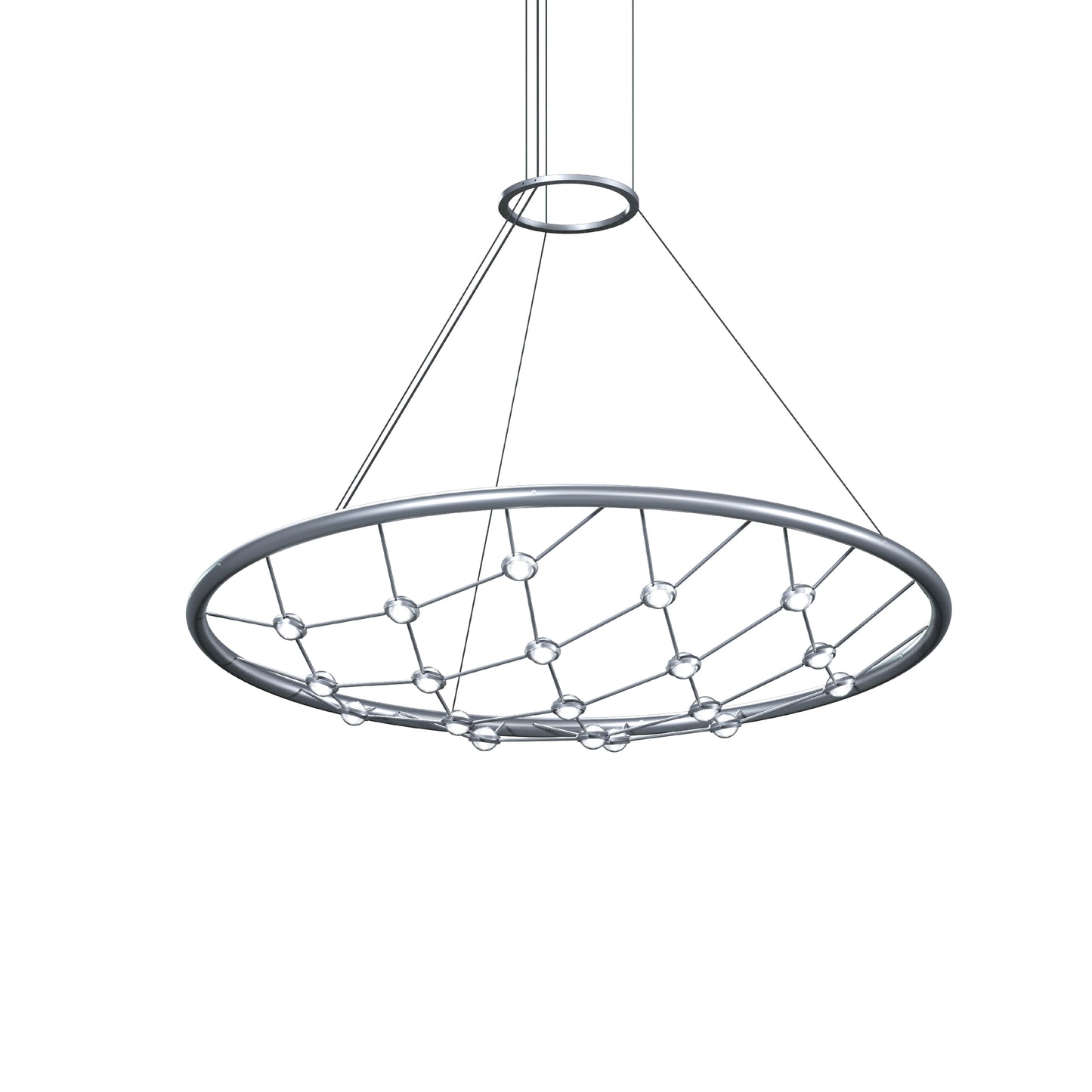 Constellation 38" Wide LED Suspension Multi Light Pendant
