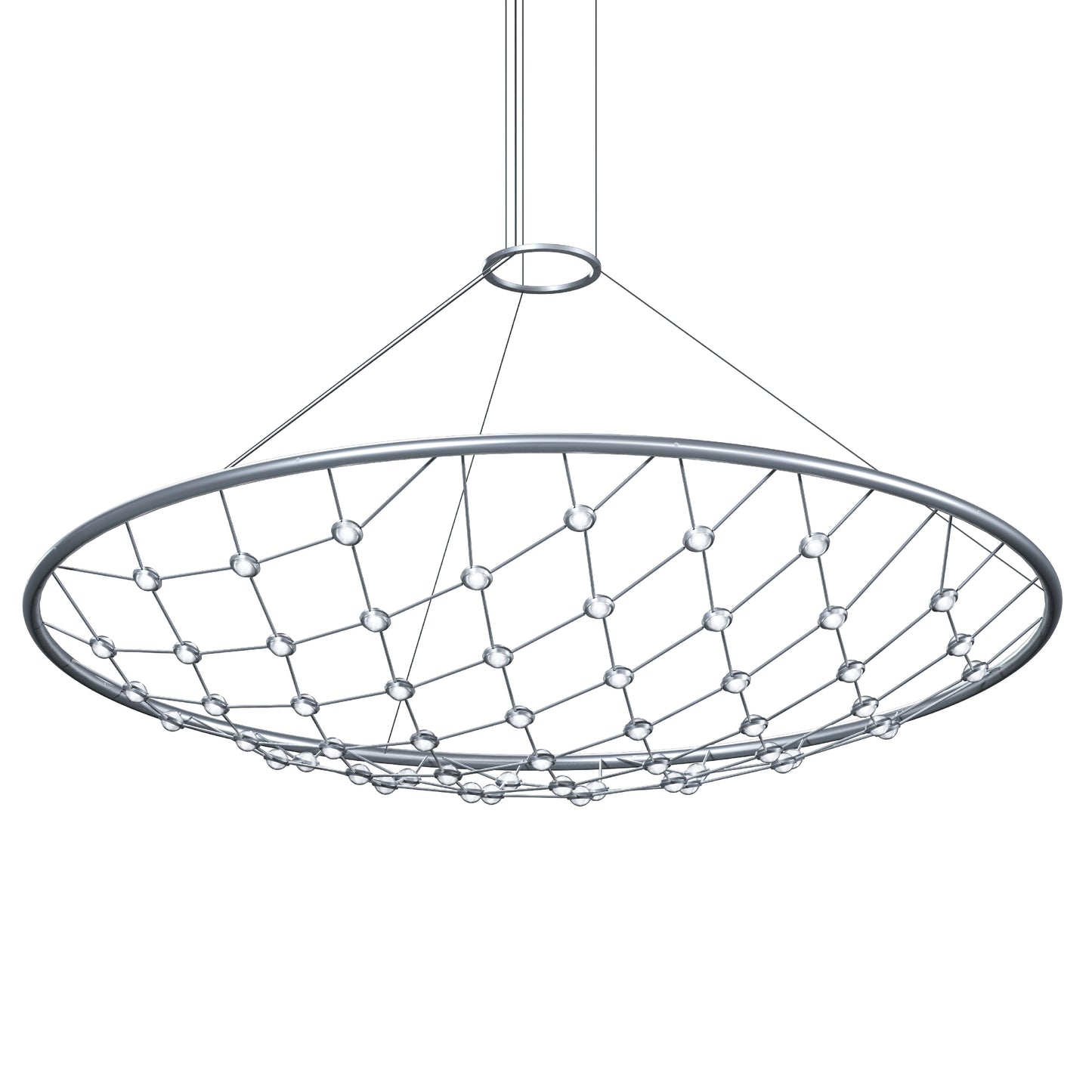 Constellation 61" Wide LED Suspension Multi Light Pendant
