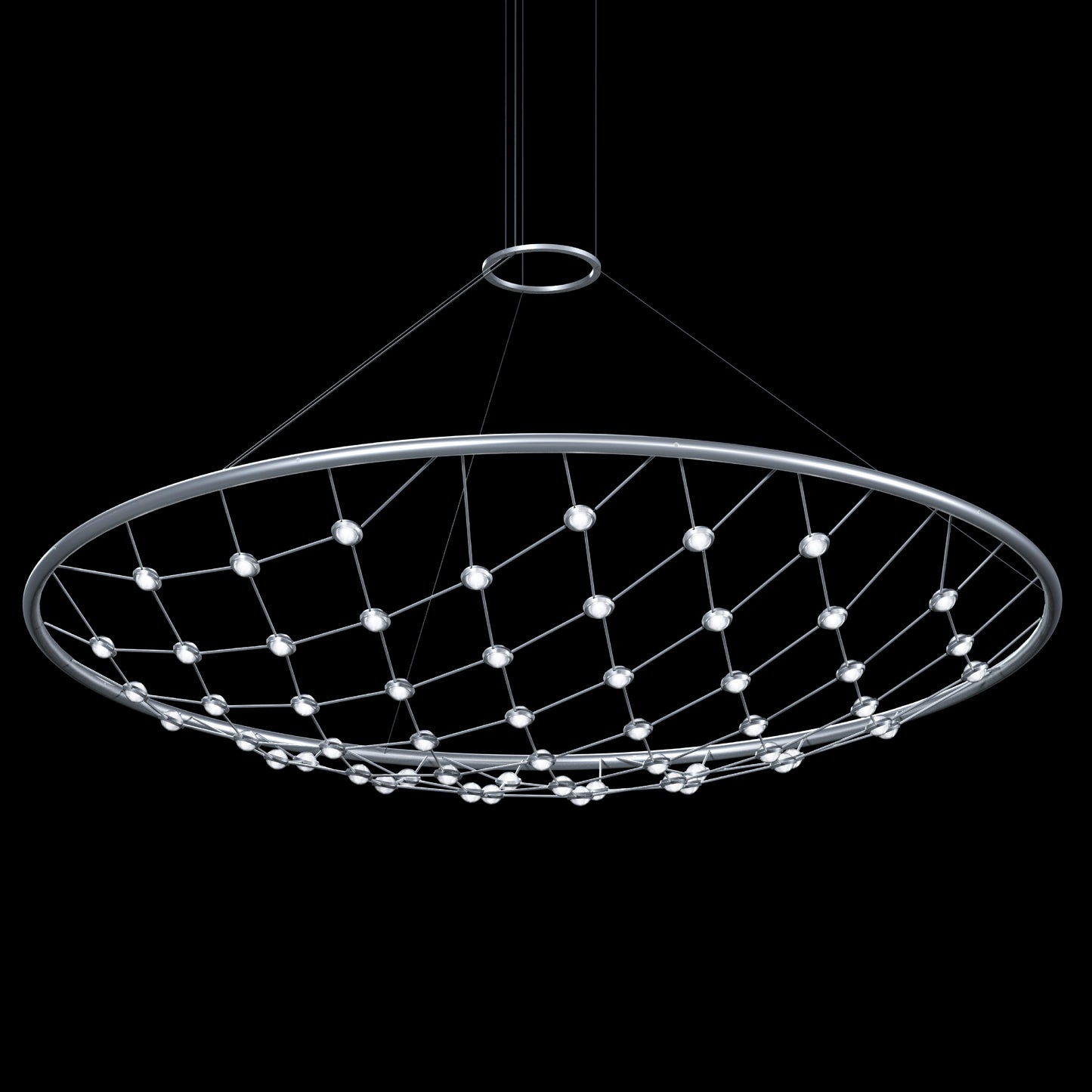 Constellation 61" Wide LED Suspension Multi Light Pendant