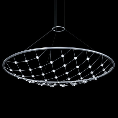 Constellation 61" Wide LED Suspension Multi Light Pendant