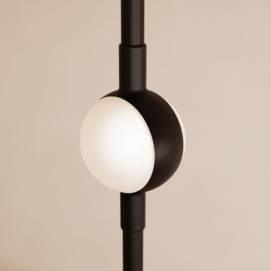Sonneman Constellation 12" Wide LED Multi Light Pendant with White Optical Acrylic Shades and 120" Cable - 2700K