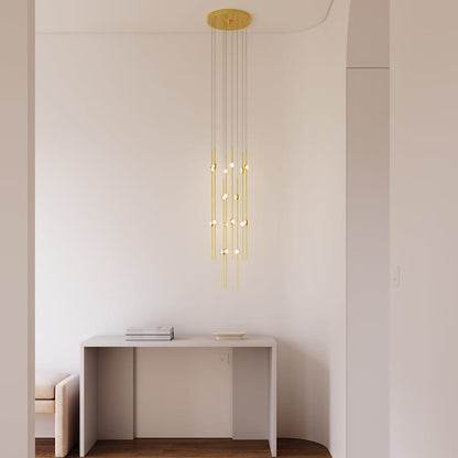 Sonneman Constellation 12" Wide LED Multi Light Pendant with White Optical Acrylic Shades and 120" Cable - 3000K