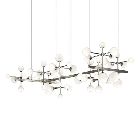 Nebula 19 Light 96" Wide LED Abstract Chandelier
