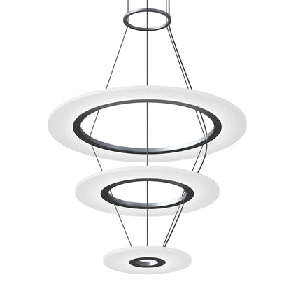 Sonneman Arctic Rings 3 Light 31" Wide LED Ring Chandelier