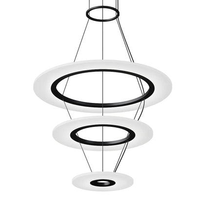 Sonneman Arctic Rings 3 Light 31" Wide LED Ring Chandelier