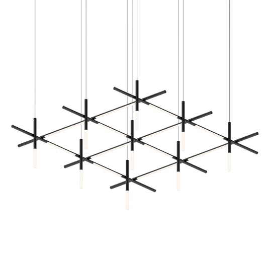 Labyrinth 75" Wide LED Abstract Chandelier