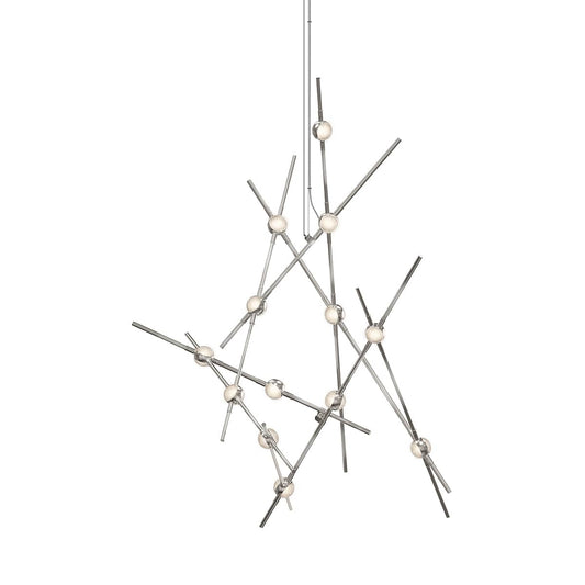 Constellation 13 Light 26" Wide LED Abstract Multi Light Pendant