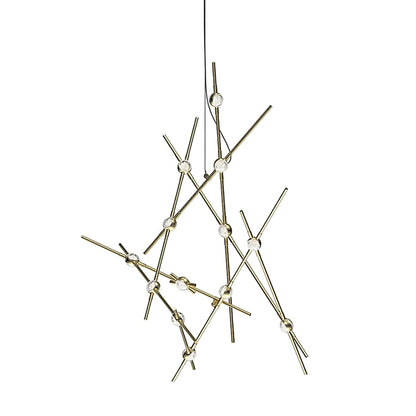 Sonneman Constellation Aquila Minor 13 Light 26" Wide LED Abstract Multi Light Pendant