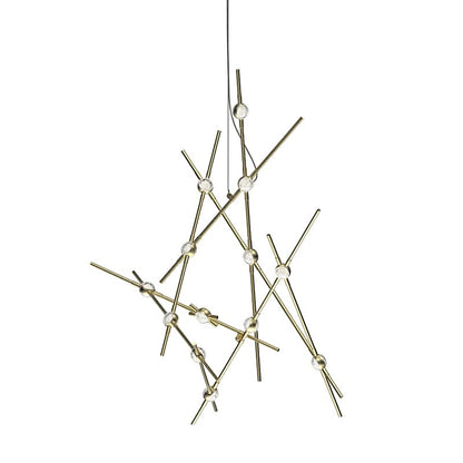 Constellation 13 Light 26" Wide LED Abstract Multi Light Pendant