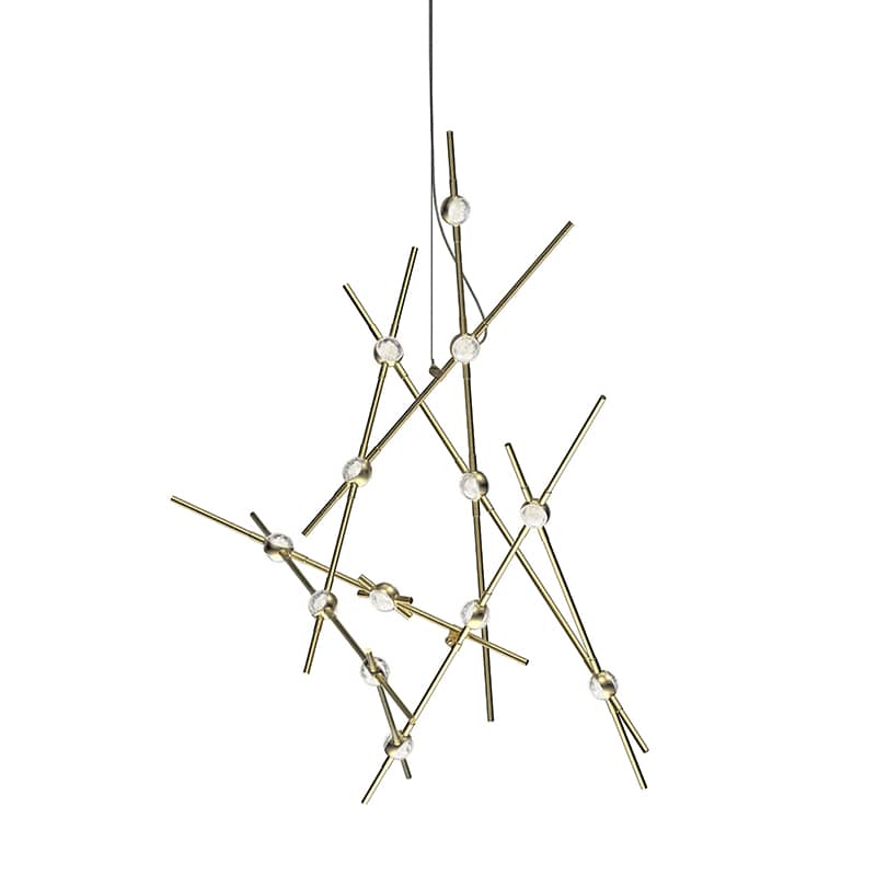 Constellation 13 Light 26" Wide LED Abstract Multi Light Pendant