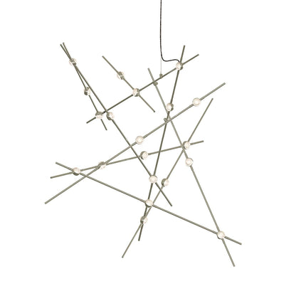 Constellation 20 Light 37" Wide LED Abstract Multi Light Pendant