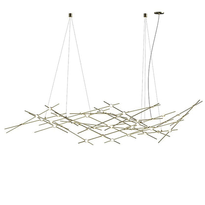 Constellation 44 Light 93" Wide LED Abstract Chandelier