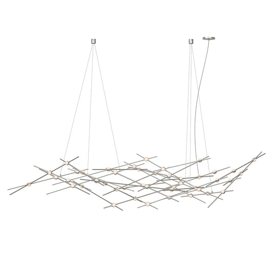 Constellation 44 Light 93" Wide LED Abstract Chandelier