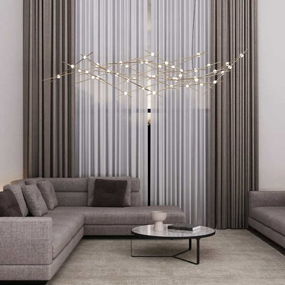 Sonneman Constellation Ursa Major 44 Light 93" Wide LED Abstract Chandelier