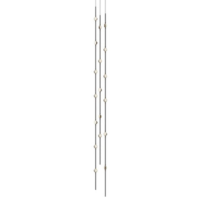 Sonneman Constellation 6" Wide Beaded Chandelier