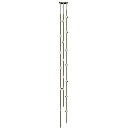 Constellation 18 Light 6" Wide LED Abstract Multi Light Pendant