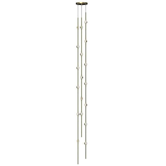 Constellation 18 Light 6" Wide LED Abstract Multi Light Pendant