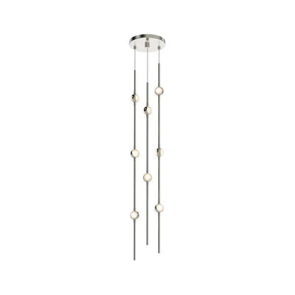 Constellation 8 Light 6" Wide LED Abstract Multi Light Pendant