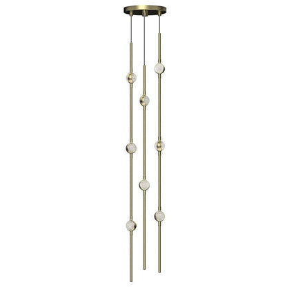 Constellation 8 Light 6" Wide LED Abstract Multi Light Pendant