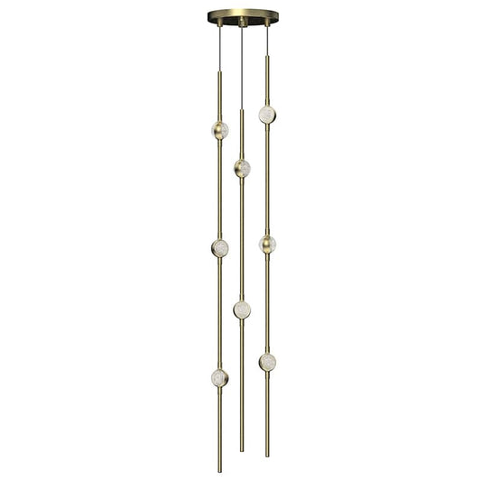 Constellation 8 Light 6" Wide LED Abstract Multi Light Pendant