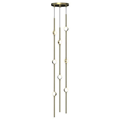 Constellation 8 Light 6" Wide LED Abstract Multi Light Pendant