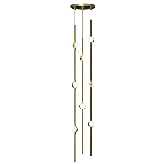 Constellation 8 Light 6" Wide LED Abstract Multi Light Pendant