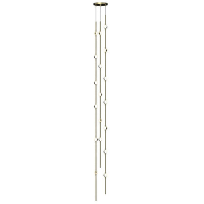 Constellation 18 Light 6" Wide LED Abstract Multi Light Pendant
