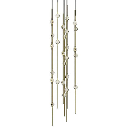 Sonneman Constellation Andromeda 26 Light 12" Wide LED Abstract Multi Light Pendant