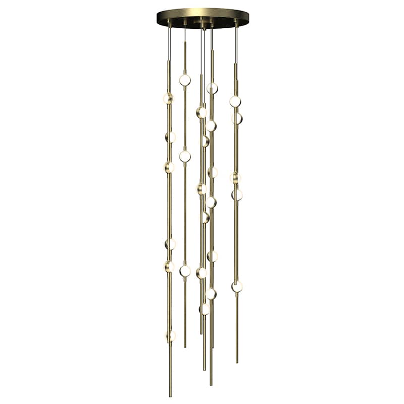 Constellation 26 Light 12" Wide LED Abstract Multi Light Pendant