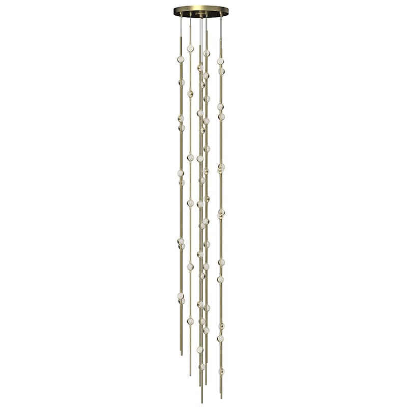 Constellation 55 Light 12" Wide LED Abstract Multi Light Pendant