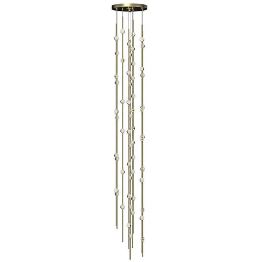 Constellation 55 Light 12" Wide LED Abstract Multi Light Pendant