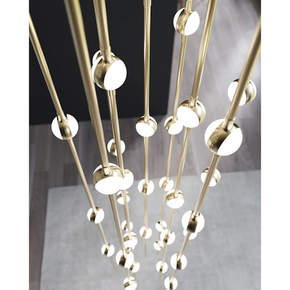 Sonneman Constellation Andromeda 26 Light 12" Wide LED Abstract Multi Light Pendant