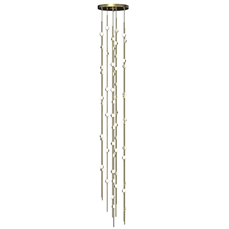 Constellation 55 Light 12" Wide LED Abstract Multi Light Pendant