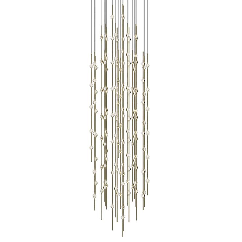 Constellation 156 Light 25" Wide LED Abstract Multi Light Pendant