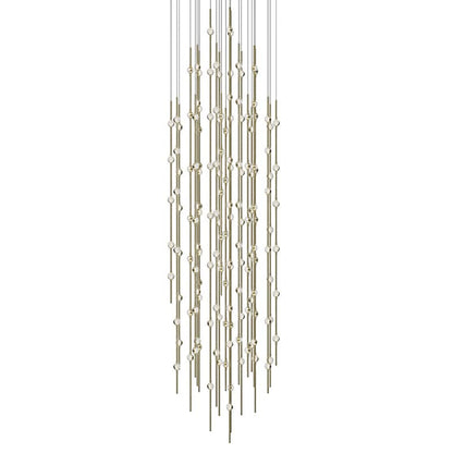 Constellation 156 Light 25" Wide LED Abstract Multi Light Pendant