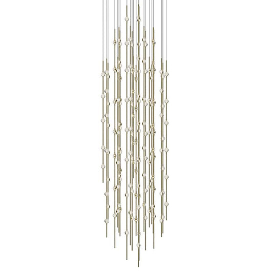 Constellation 156 Light 25" Wide LED Abstract Multi Light Pendant