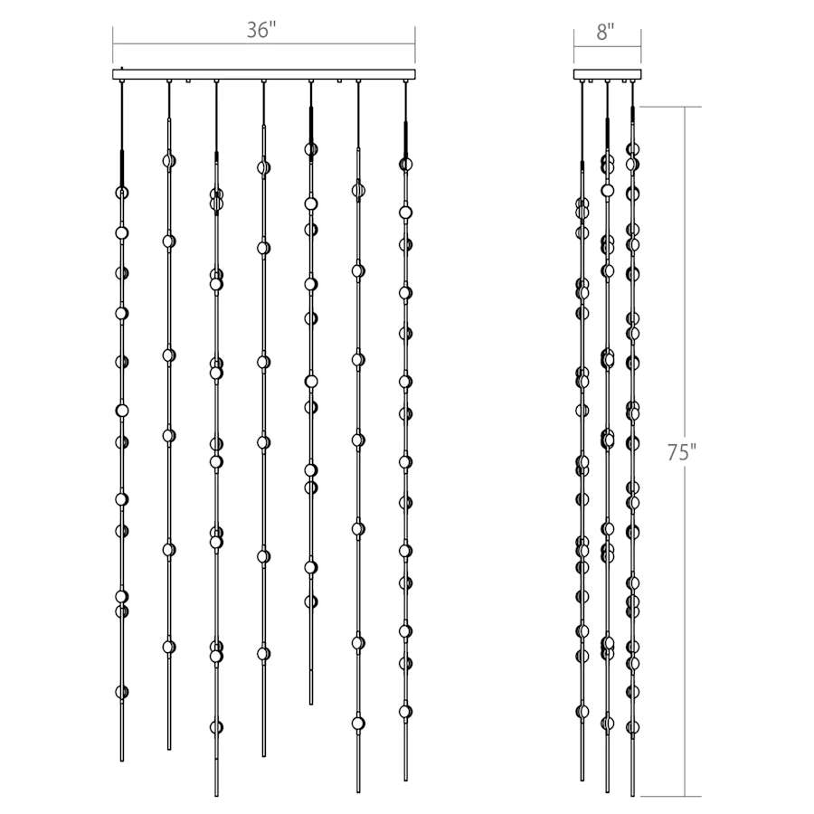 Sonneman Constellation 36" Wide Pendant