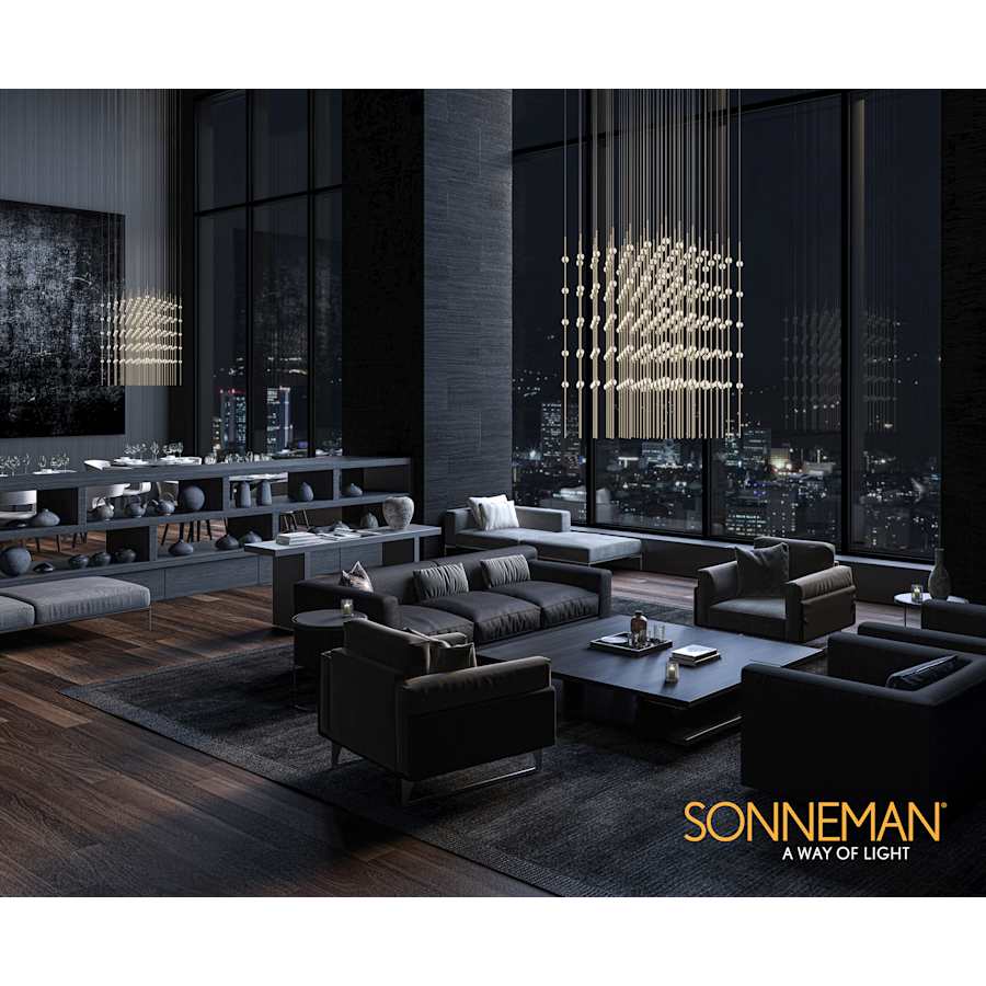 Sonneman Constellation 21" Wide Chandelier