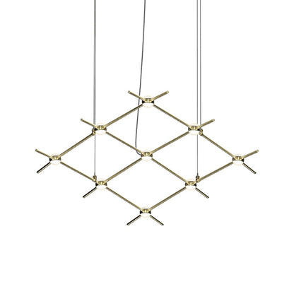 Sonneman Constellation 67" Wide Abstract Chandelier