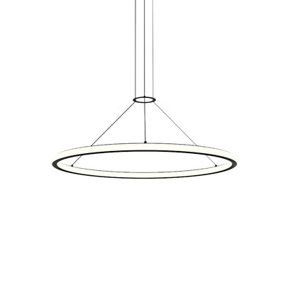 Sonneman Luna 38" Wide LED Ring Chandelier - 3000K