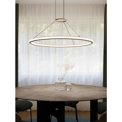 Sonneman Luna 38" Wide LED Ring Chandelier - 3000K