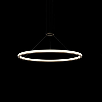 Sonneman Luna 38" Wide LED Ring Chandelier - 3500K