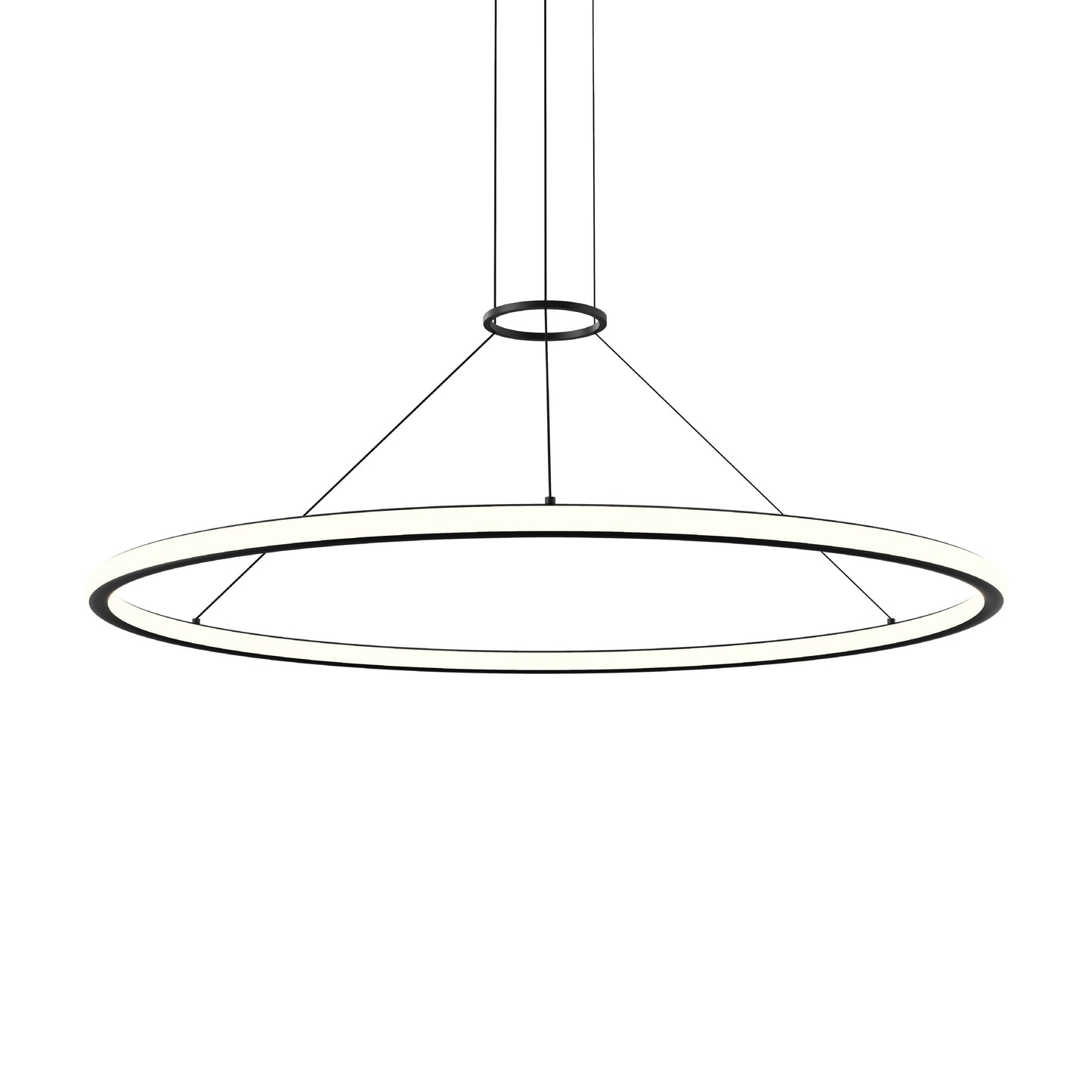 Luna 50" Wide LED Ring Chandelier - 2700K