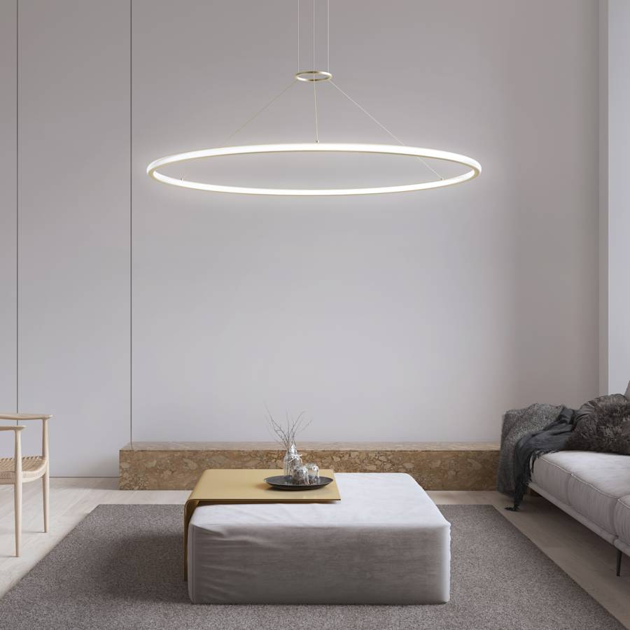Sonneman Luna 50" Wide LED Ring Chandelier - 2700K