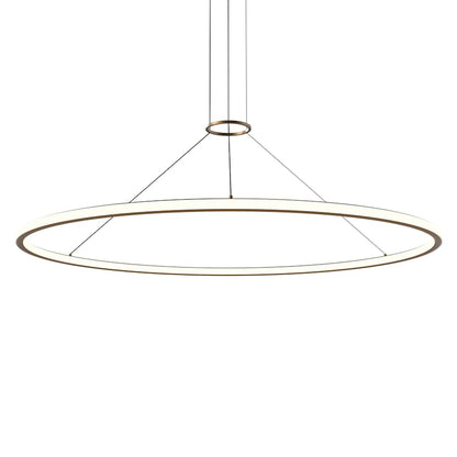 Sonneman Luna 62" Wide LED Ring Chandelier - 3500K