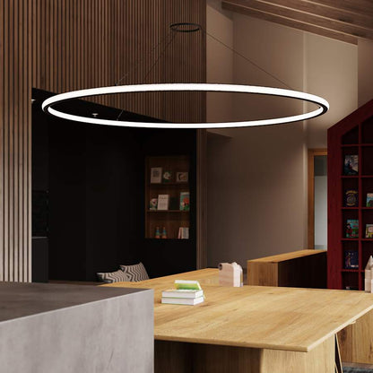 Sonneman Luna 62" Wide LED Ring Chandelier - 3000K