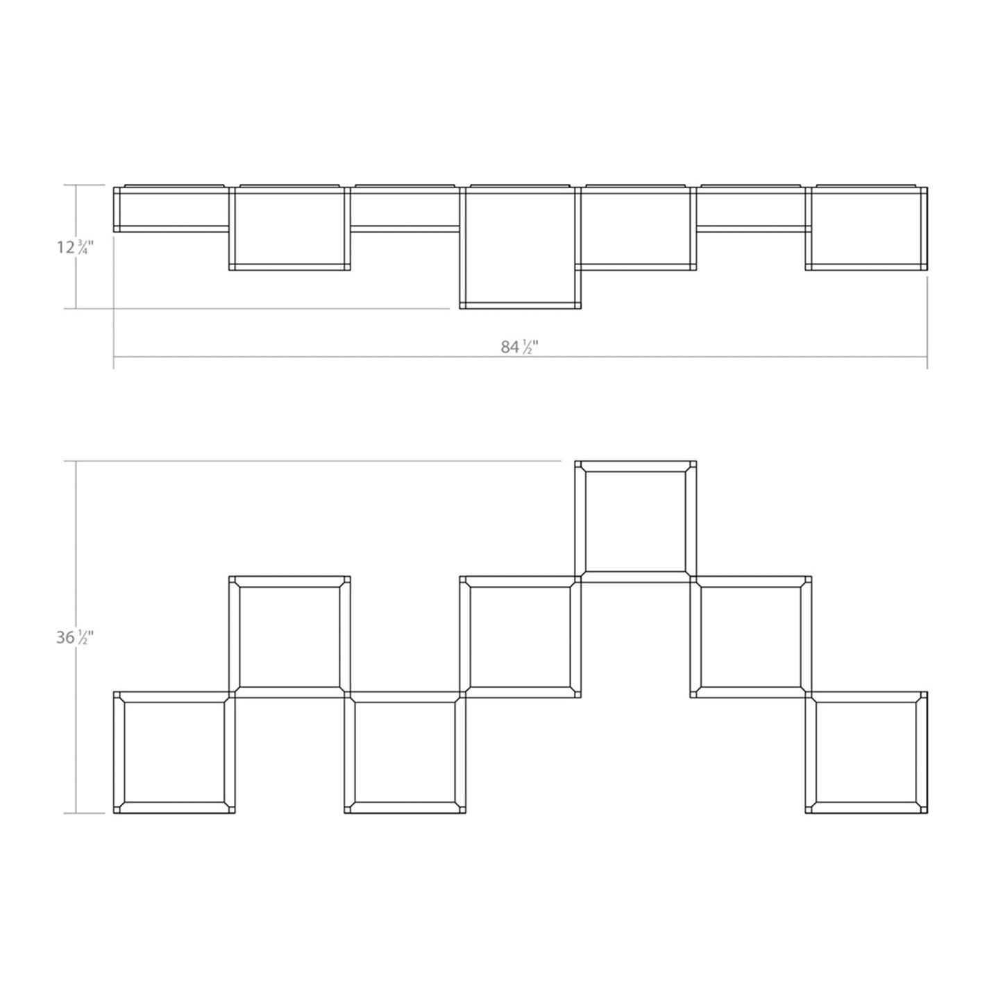 Cubix 7 Light LED Surface Mount